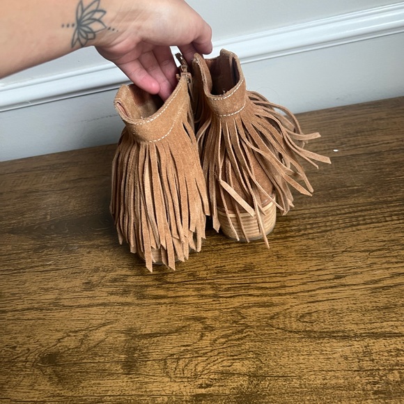 Jeffery Campbell Fringe Booties Chaffee style - Picture 6 of 10